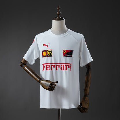 Camiseta Scuderia Ferrari 2025 F1 Blanco - Vista frontal