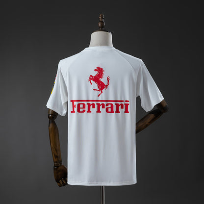 Camiseta Scuderia Ferrari 2025 F1 Blanco - Vista posterior