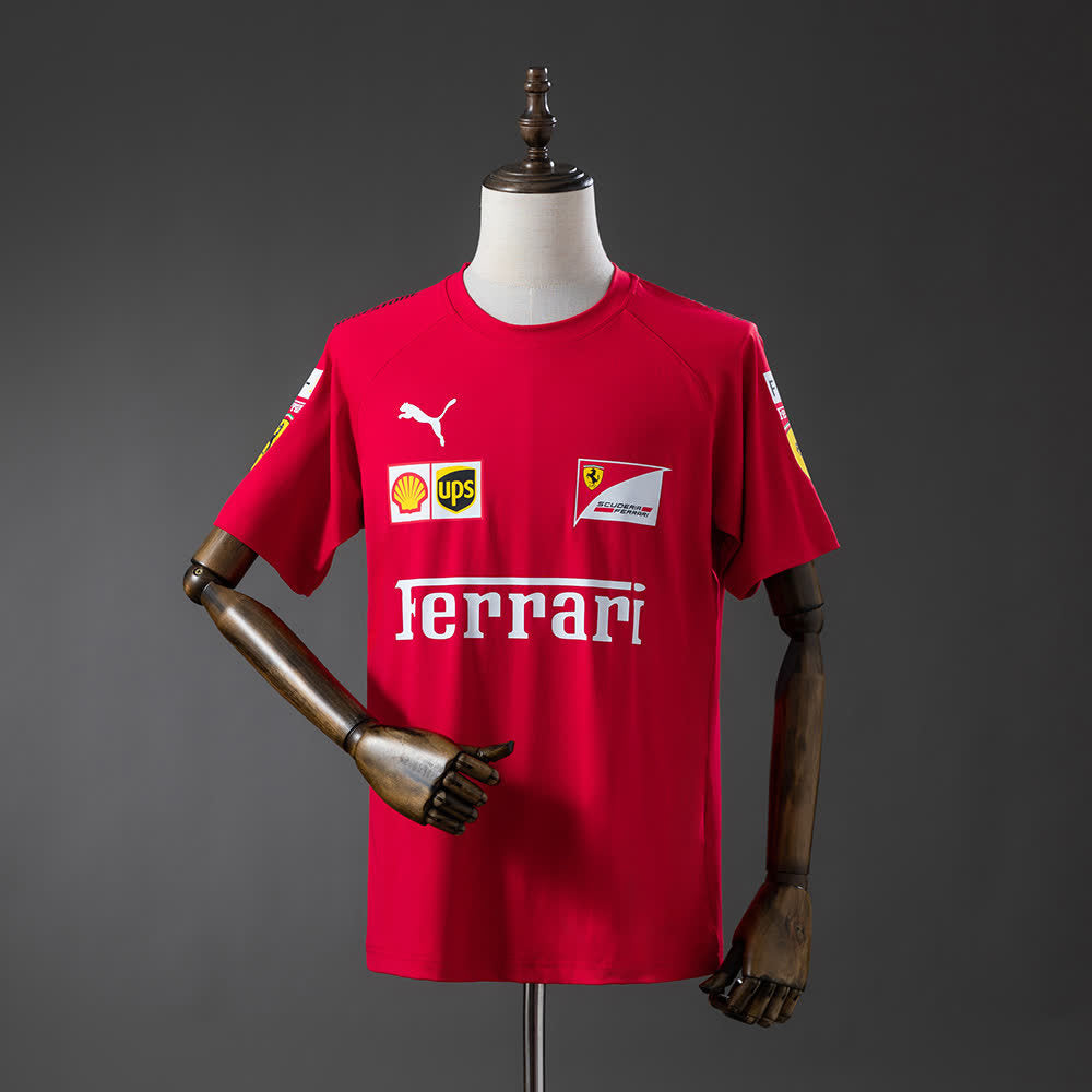 Camiseta Scuderia Ferrari 2025 F1 Rojo - Vista frontal