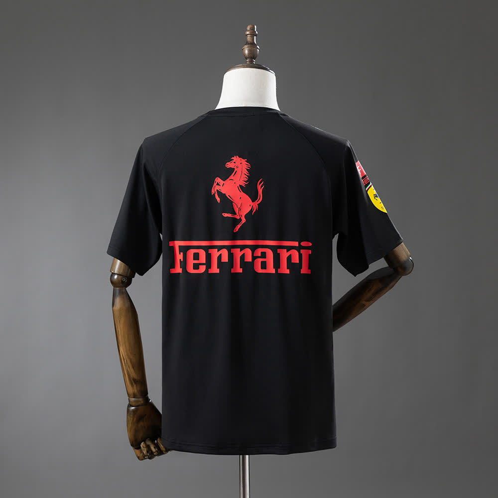 Camiseta Scuderia Ferrari 2025 F1 Negro - Vista posterior
