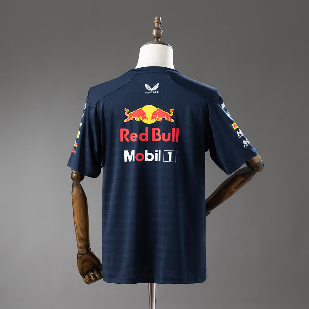 Camiseta Oracle Red Bull Racing 2025 F1 Azul Marino - Vista posterior