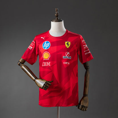 Camiseta Scuderia Ferrari 2025 F1 Rojo - Vista frontal