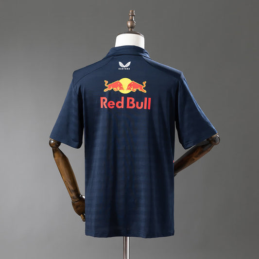 Polo Oracle Red Bull Racing 2025 F1 Azul Marino - Vista posterior