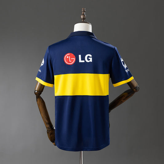 Camiseta Boca Juniors 09/10 Local Retro - Vista posterior