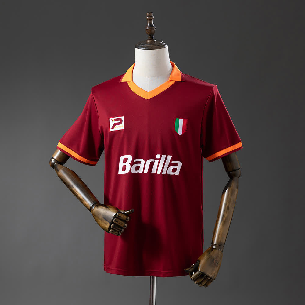 Camiseta AS Roma 83/84 Local Retro - Vista frontal