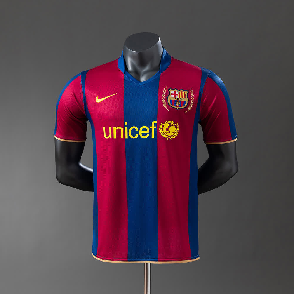 Camiseta FC Barcelona 07/08 Local Retro - Vista frontal