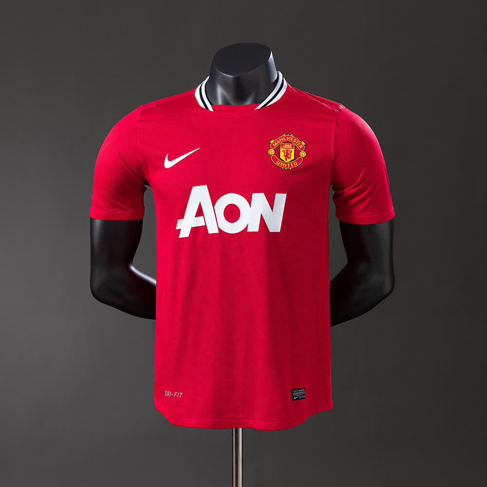 Camiseta Manchester United 2011 /12 Local Retro - Vista frontal