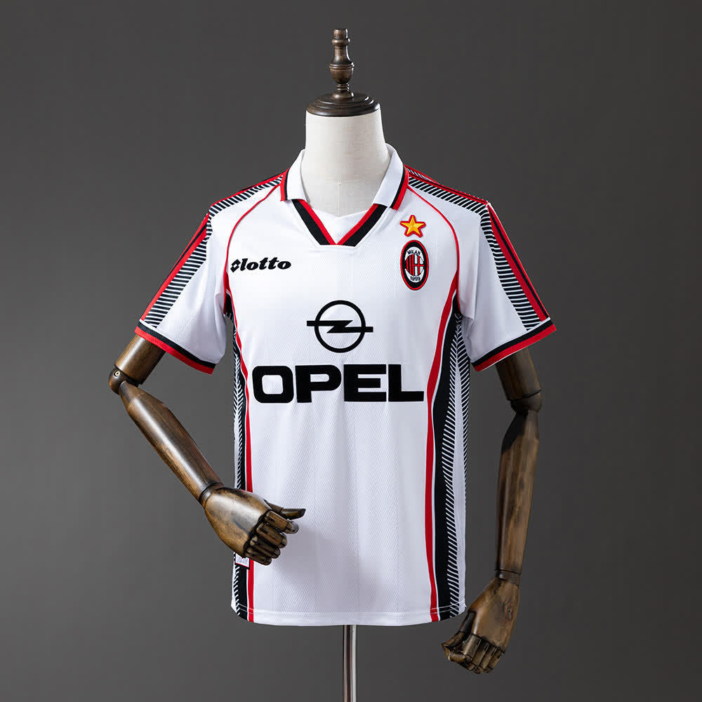 Camiseta AC Milan 97/98 Visitante Retro - Vista frontal