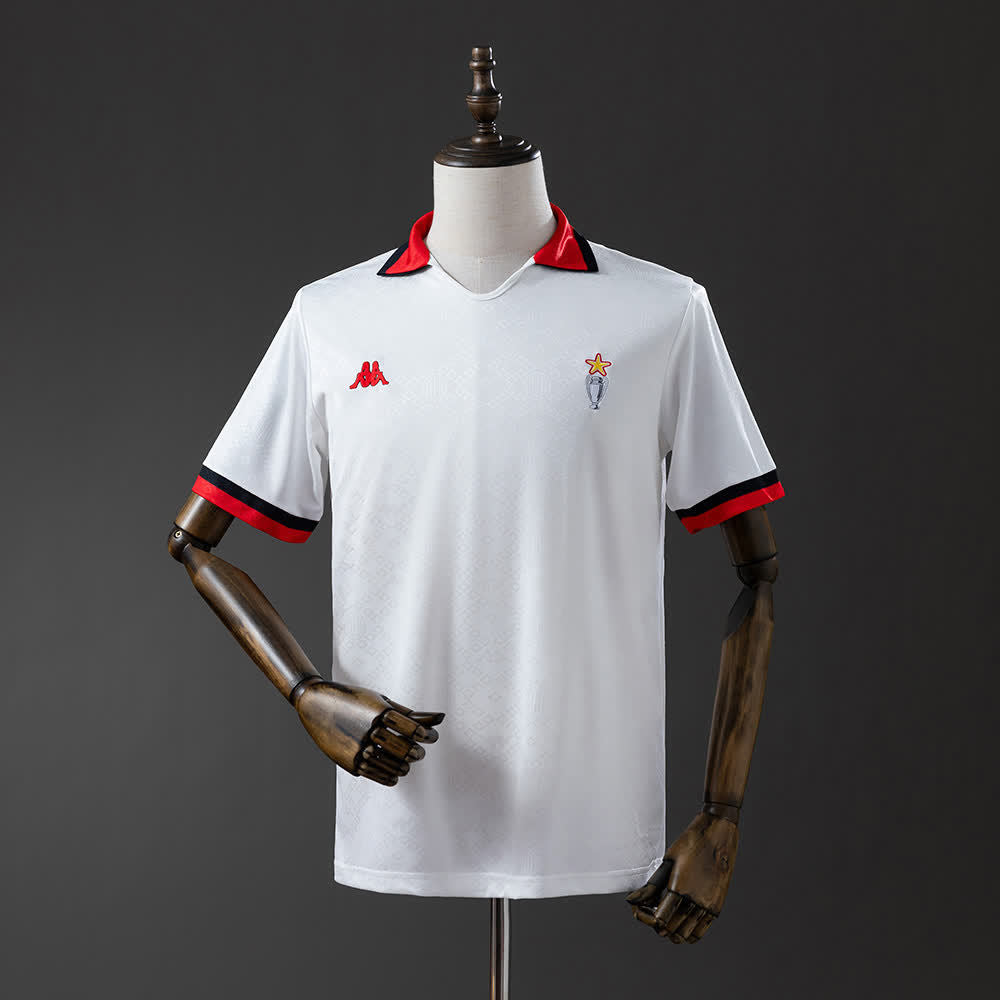 Camiseta AC Milan 89/90 Visitante Retro - Vista frontal