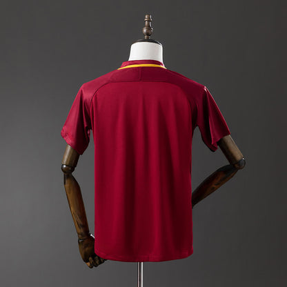 Camiseta AS Roma 17/18 Local Retro - Vista posterior