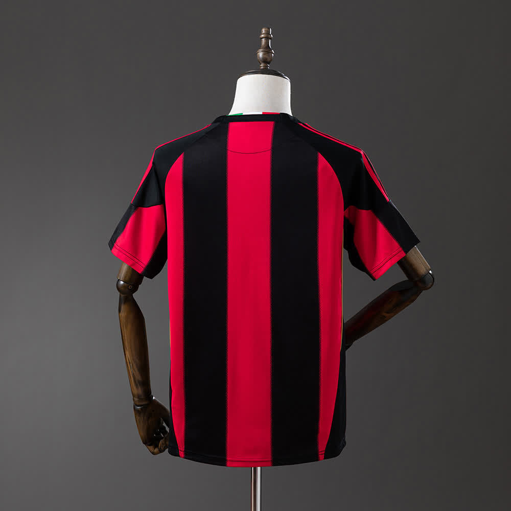 Camiseta AC Milan 10/11 Local Retro - Vista posterior
