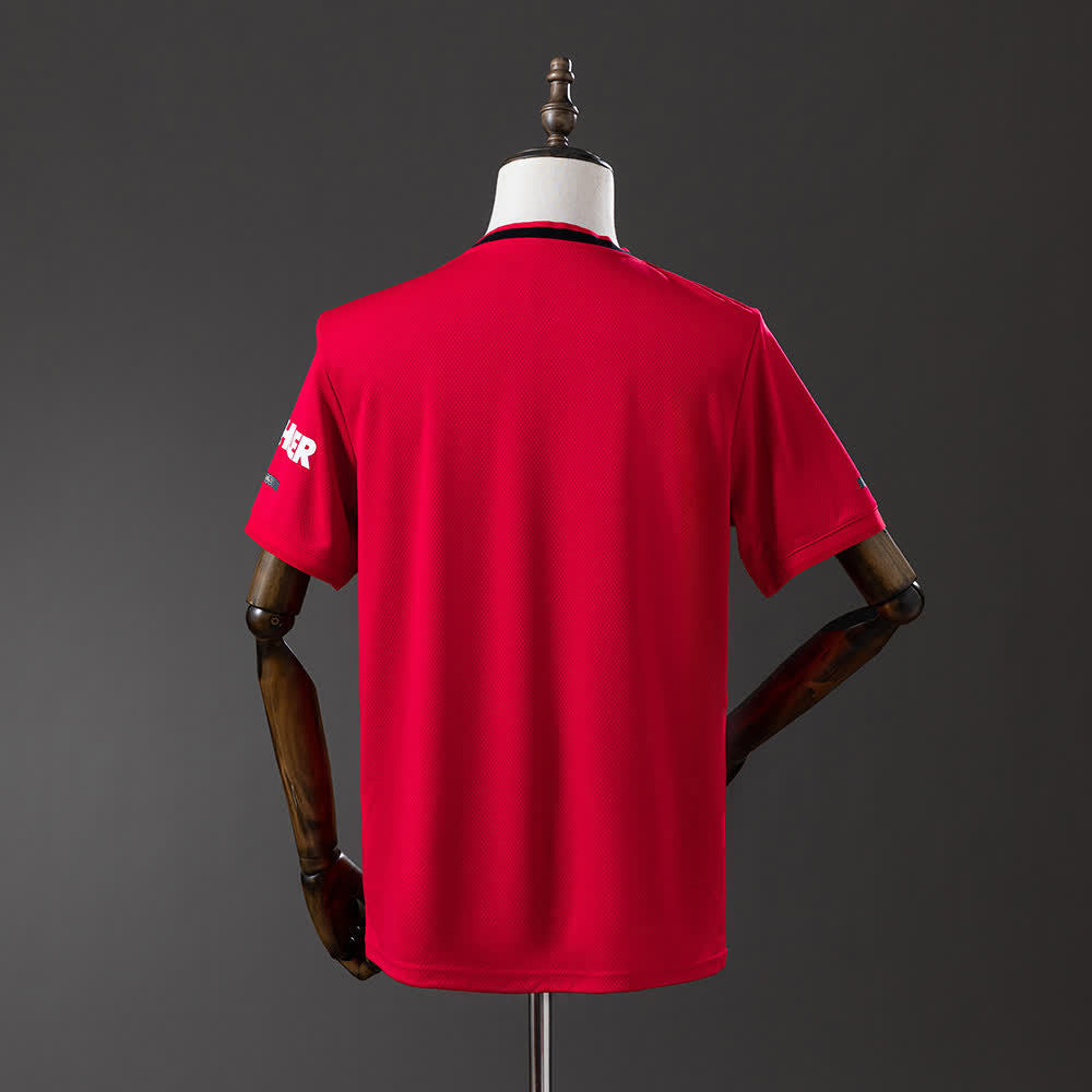 Camiseta Manchester United 19/20 Local Retro - Vista posterior