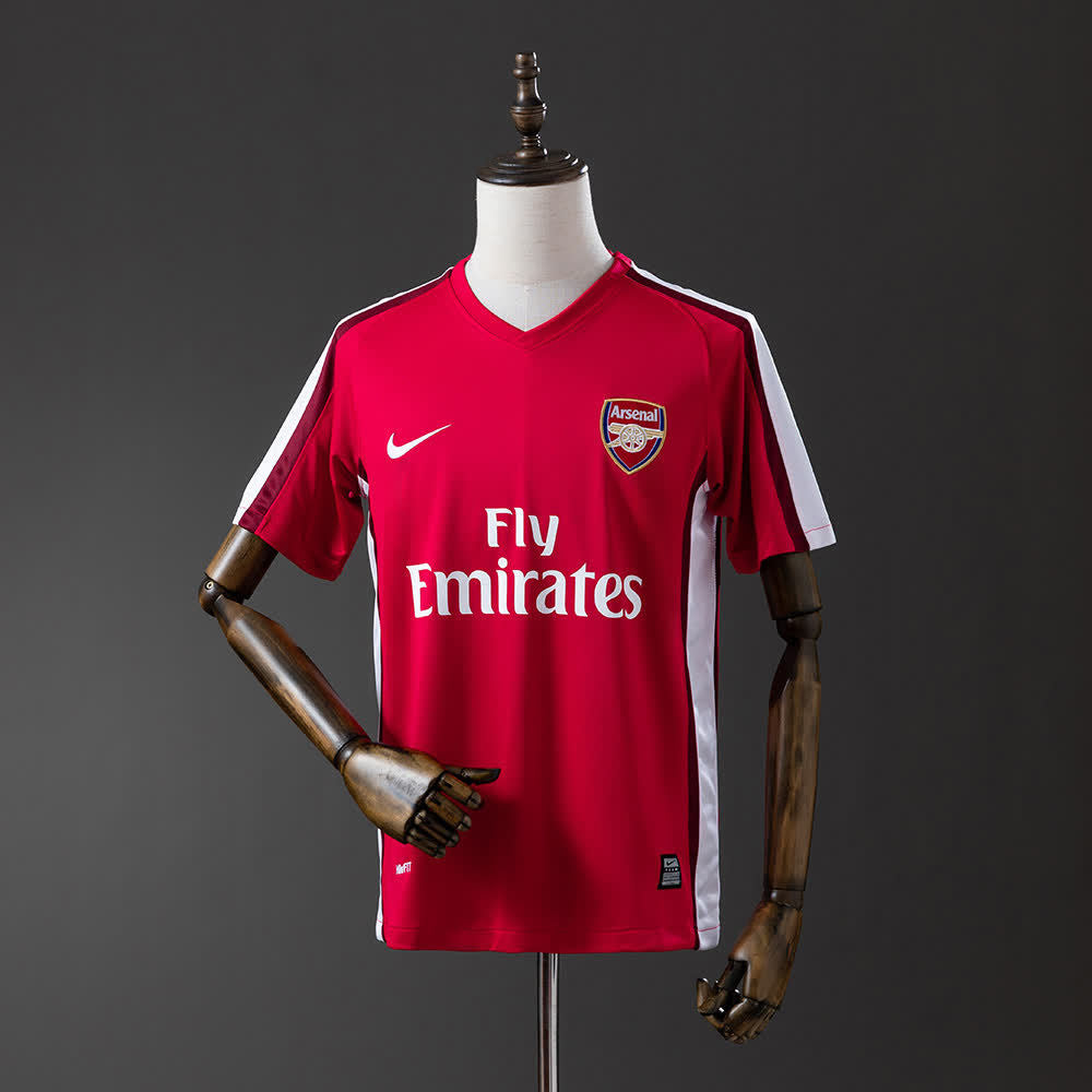 Camiseta Arsenal 08/10 Local Retro - Vista frontal