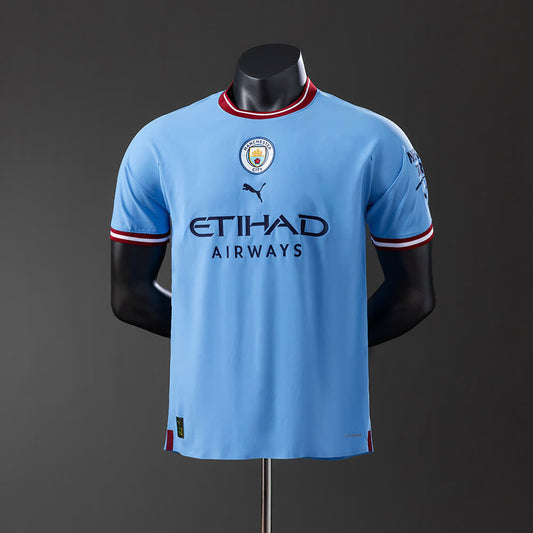 Camiseta Manchester City 22/23 Local Retro - Vista frontal