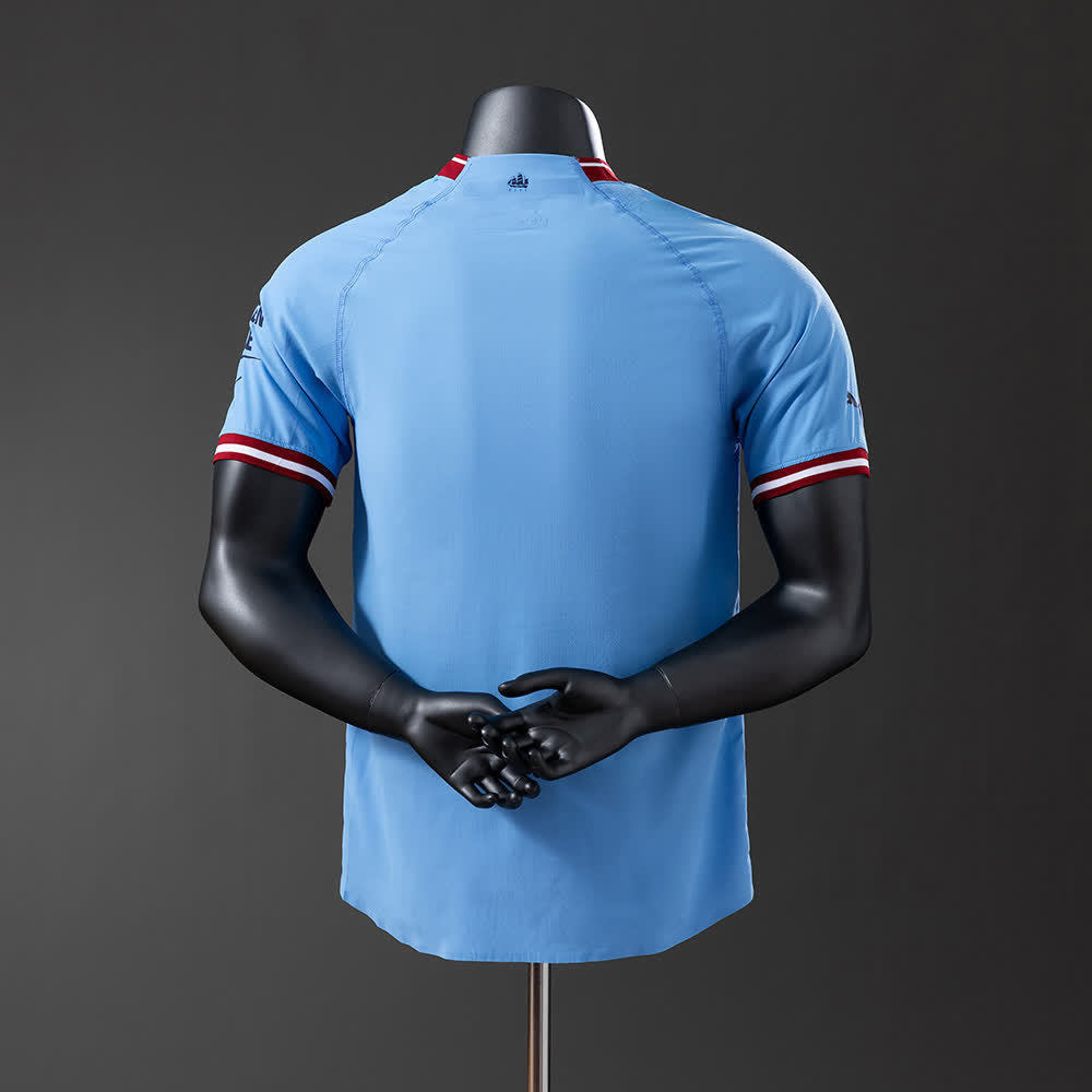 Camiseta Manchester City 22/23 Local Retro - Vista posterior