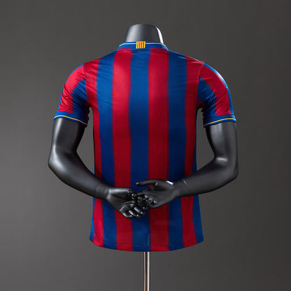 Camiseta FC Barcelona 09/10 Local Retro - Vista posterior