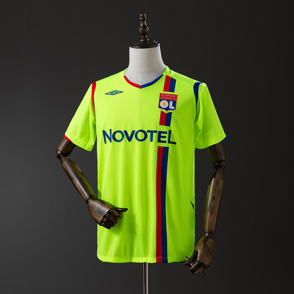 Camiseta Olympique Lyonnais 08/09 Visitante Retro - Vista frontal