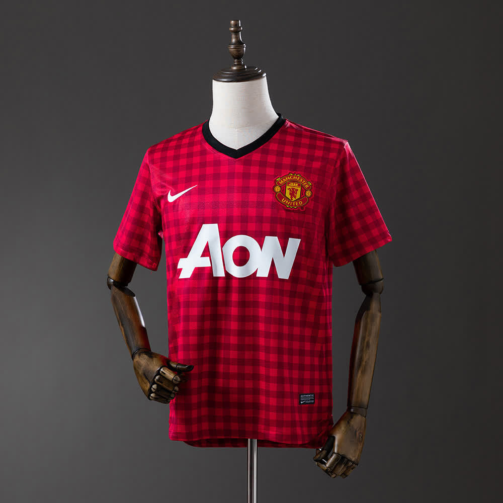 Camiseta Manchester United 12/13 Local Retro - Vista frontal