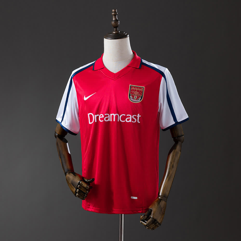 Camiseta Arsenal 01/02 Local Retro - Vista frontal