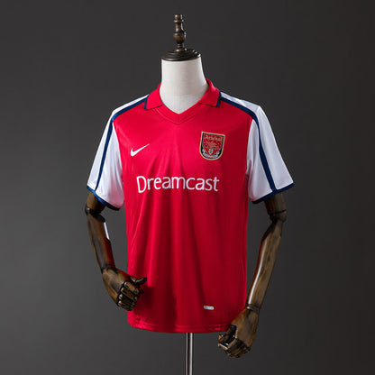 Camiseta Arsenal 01/02 Local Retro - Vista frontal