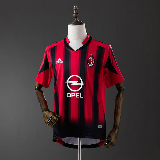 Camiseta AC Milan 04/05 Local Retro - Vista frontal