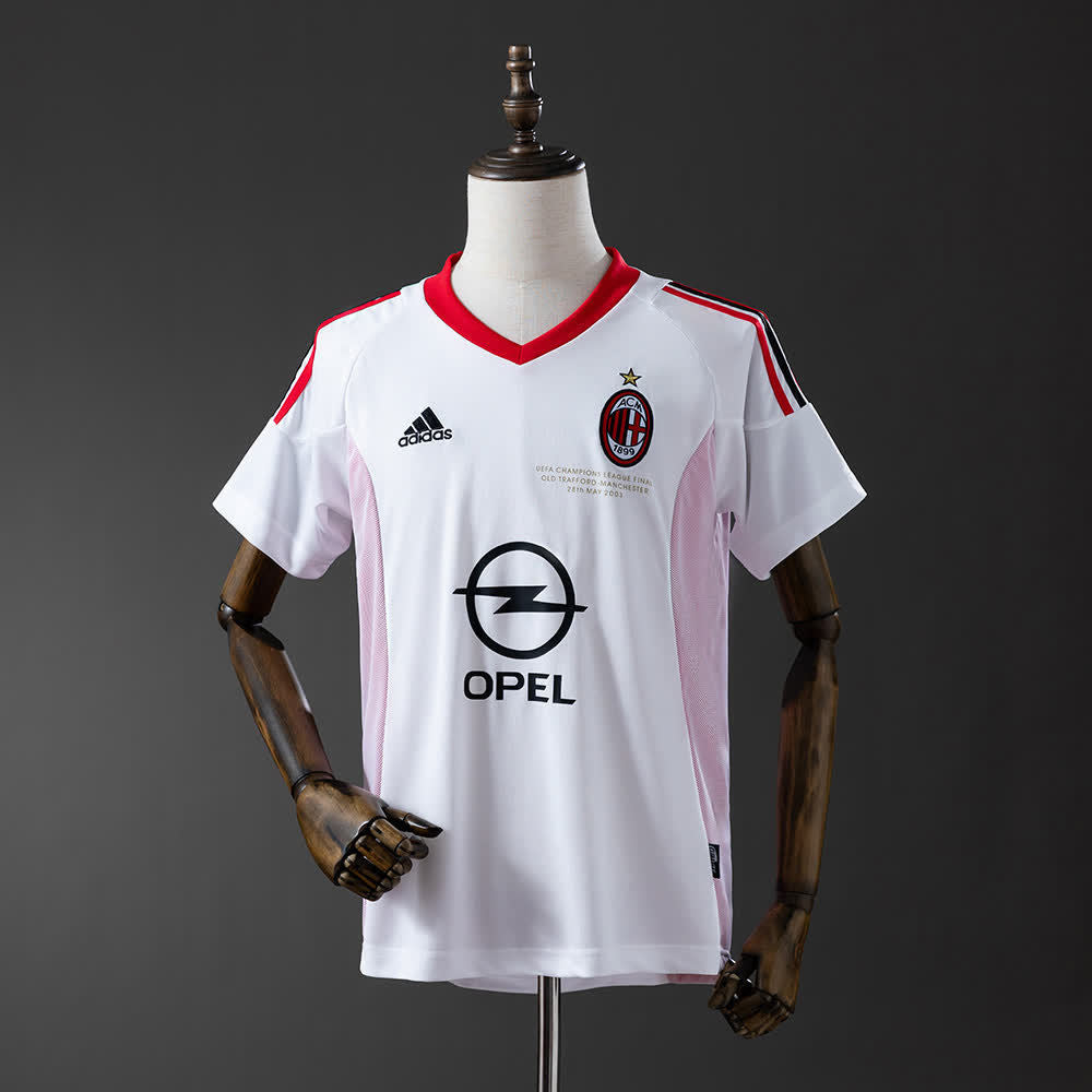 Camiseta AC Milan 02/03 Visitante Retro - Vista frontal