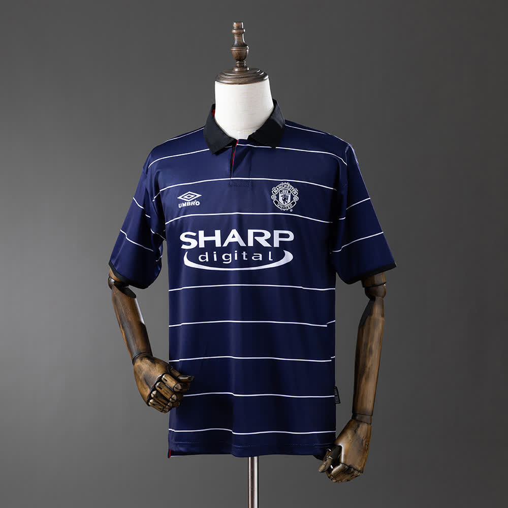 Camiseta Manchester United 99/00 Visitante Retro - Vista frontal