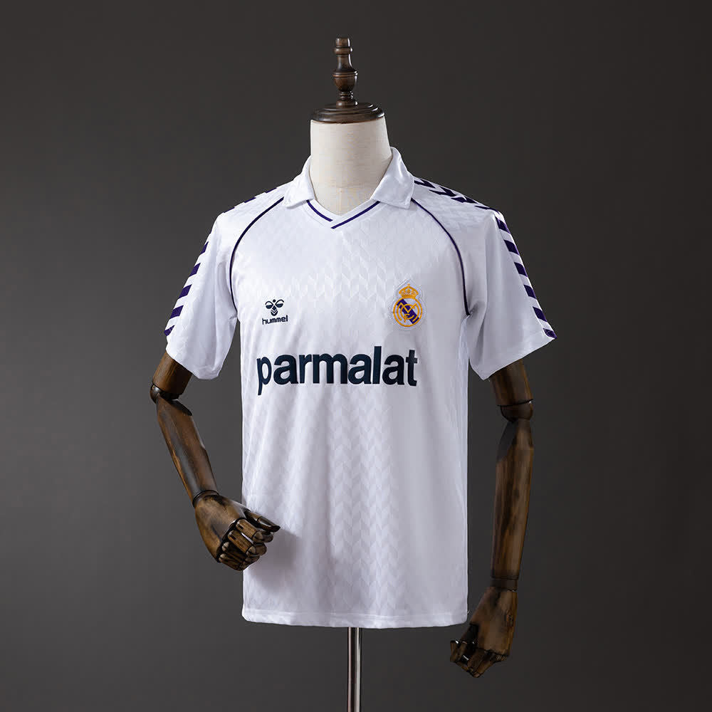 Camiseta Real Madrid 86/87 Local Retro - Vista frontal