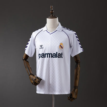 Camiseta Real Madrid 86/87 Local Retro - Vista frontal