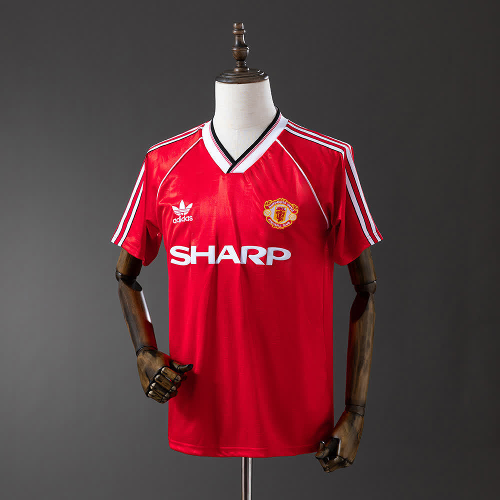 Camiseta Manchester United 1984 Local Retro - Vista frontal