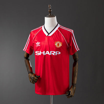 Camiseta Manchester United 1984 Local Retro - Vista frontal