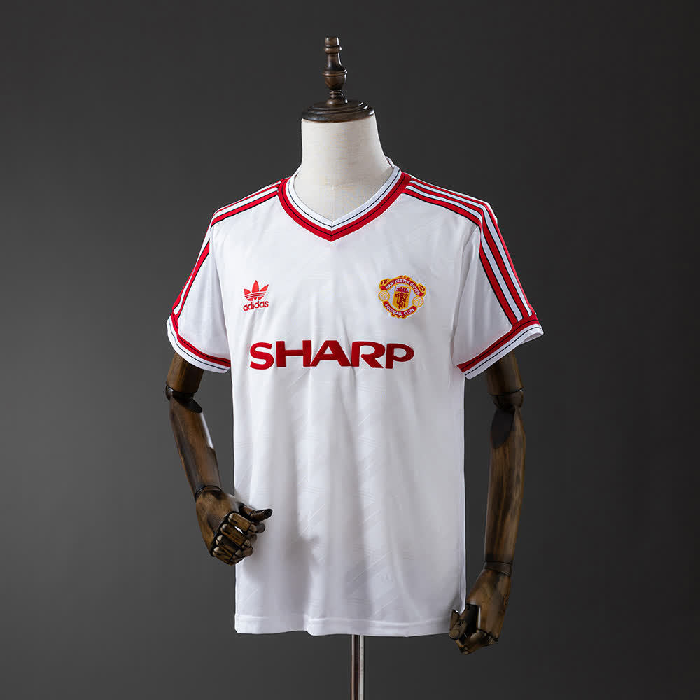 Camiseta Manchester United 86/88 Visitante Retro - Vista frontal