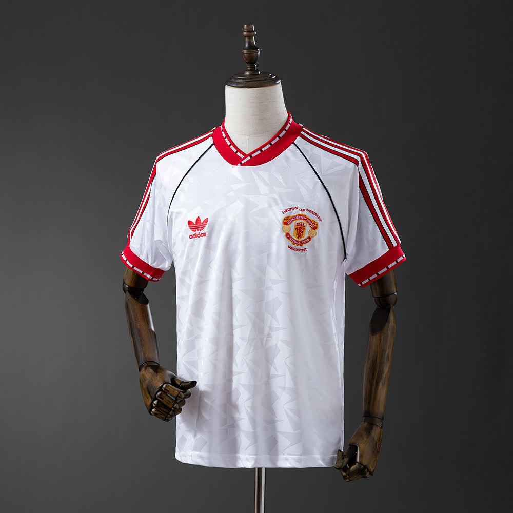 Camiseta Manchester United 1991 Visitante Retro - Vista frontal