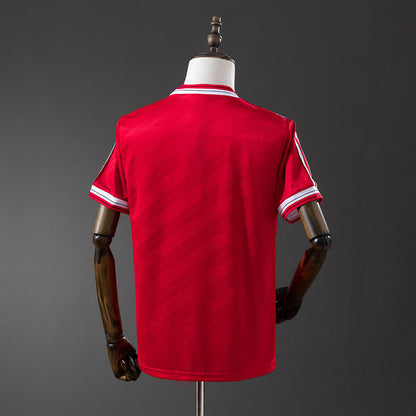 Camiseta Manchester United 86/88 Local Retro - Vista posterior