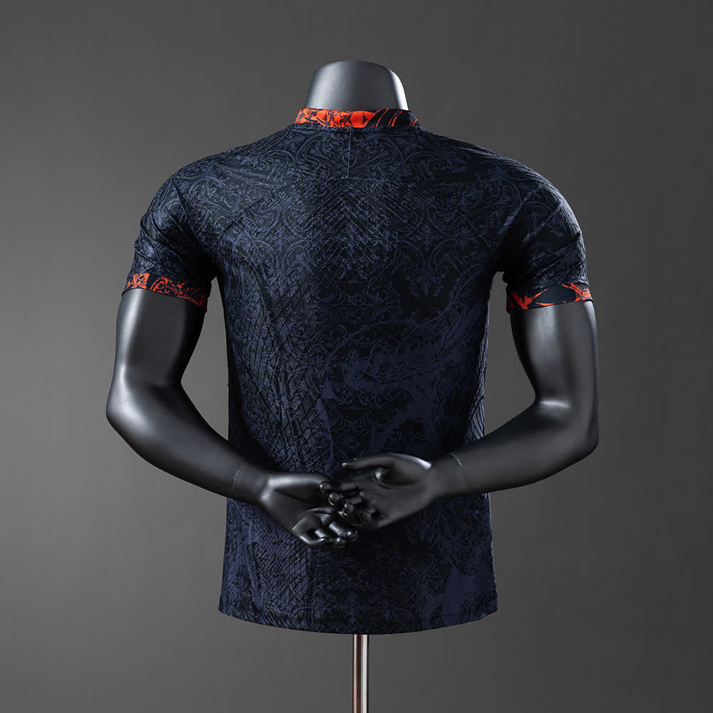 Camiseta FC Barcelona 25/26 Negro Concept, Versión Jugador - Vista posterior