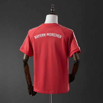 Camiseta Bayern Munich Adicolor Rojo Retro - Vista posterior