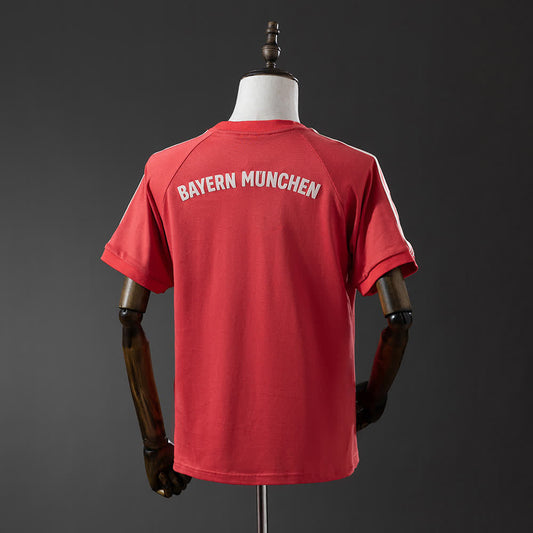Camiseta Bayern Munich Adicolor Rojo Retro - Vista posterior