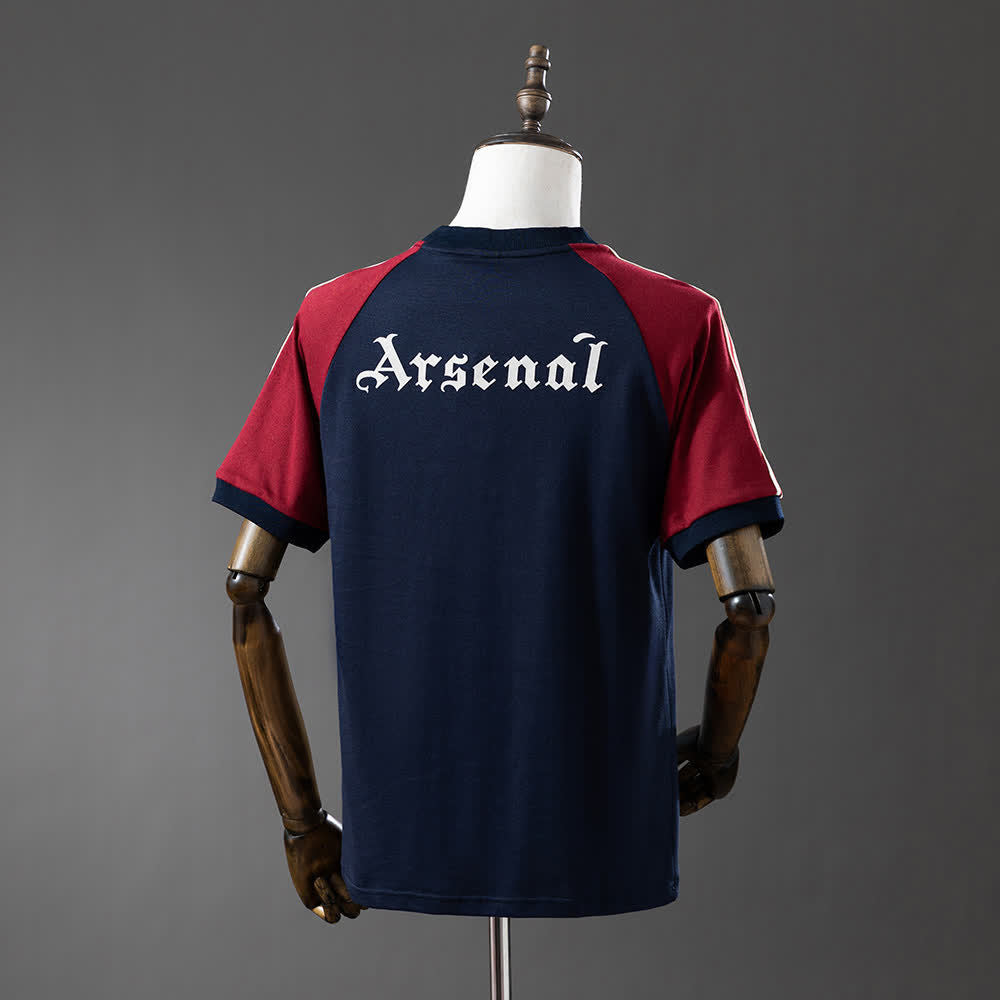 Camiseta Arsenal Adicolor Azul Marino Retro - Vista posterior