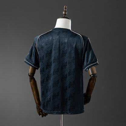 Camiseta Real Madrid Originals Gris Retro - Vista posterior