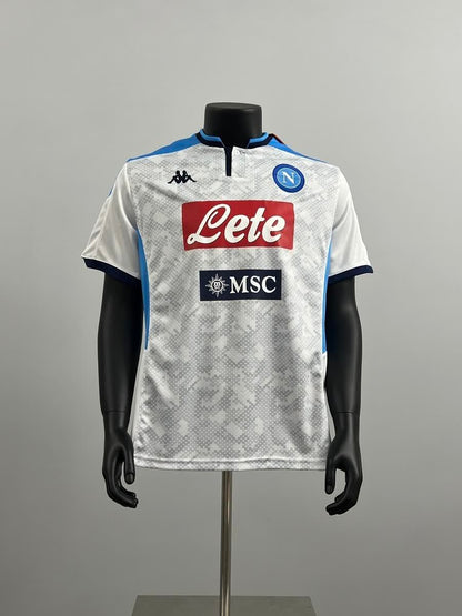 Camiseta Napoli 19/20 Blanco Retro - Vista frontal