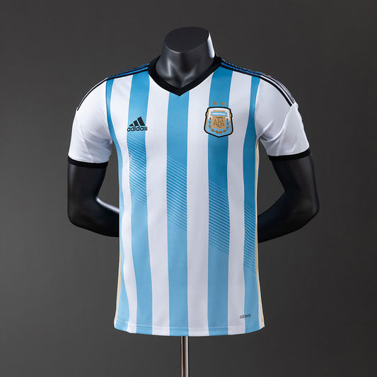Camiseta Argentina 2014 Local Retro - Vista frontal