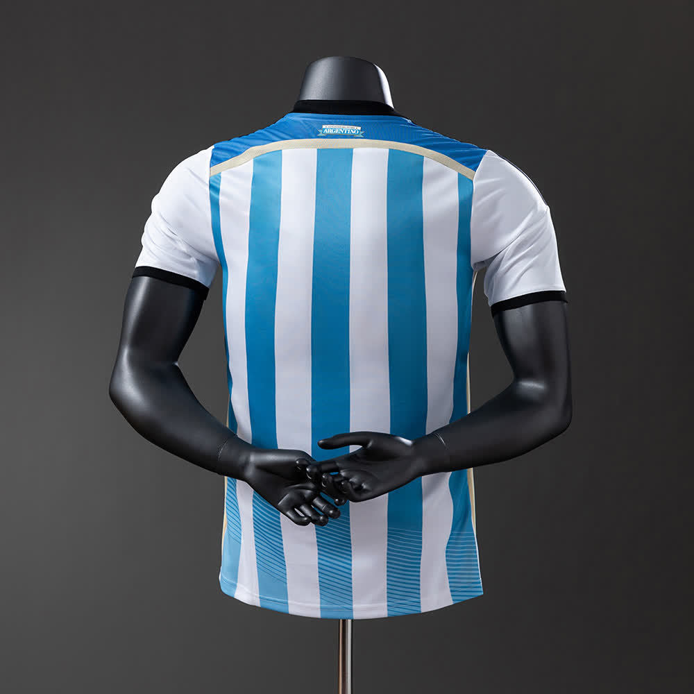 Camiseta Argentina 2014 Local Retro - Vista posterior