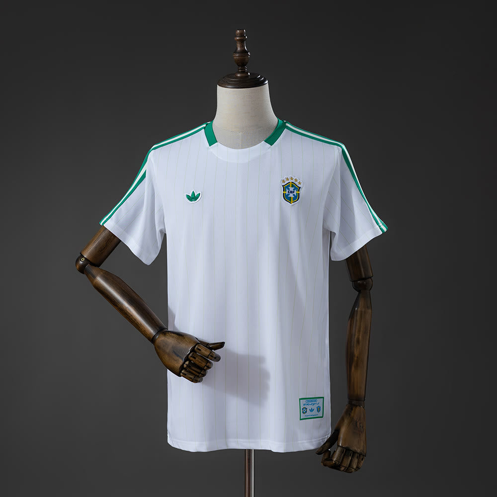 Camiseta Brasil Terrace Icons Blanco Retro - Vista frontal