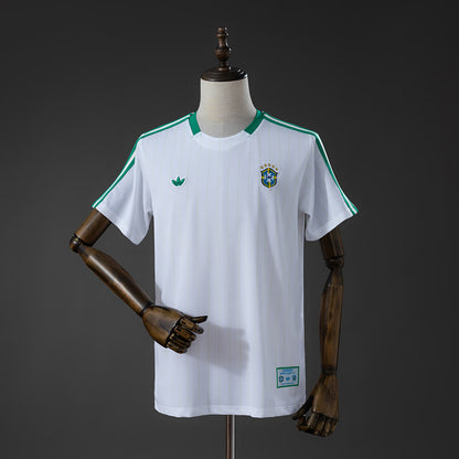 Camiseta Brasil Terrace Icons Blanco Retro - Vista frontal