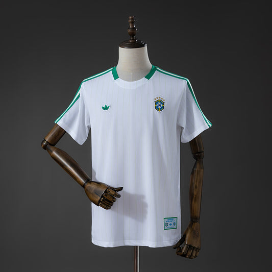 Camiseta Brasil Terrace Icons Blanco Retro - Vista frontal