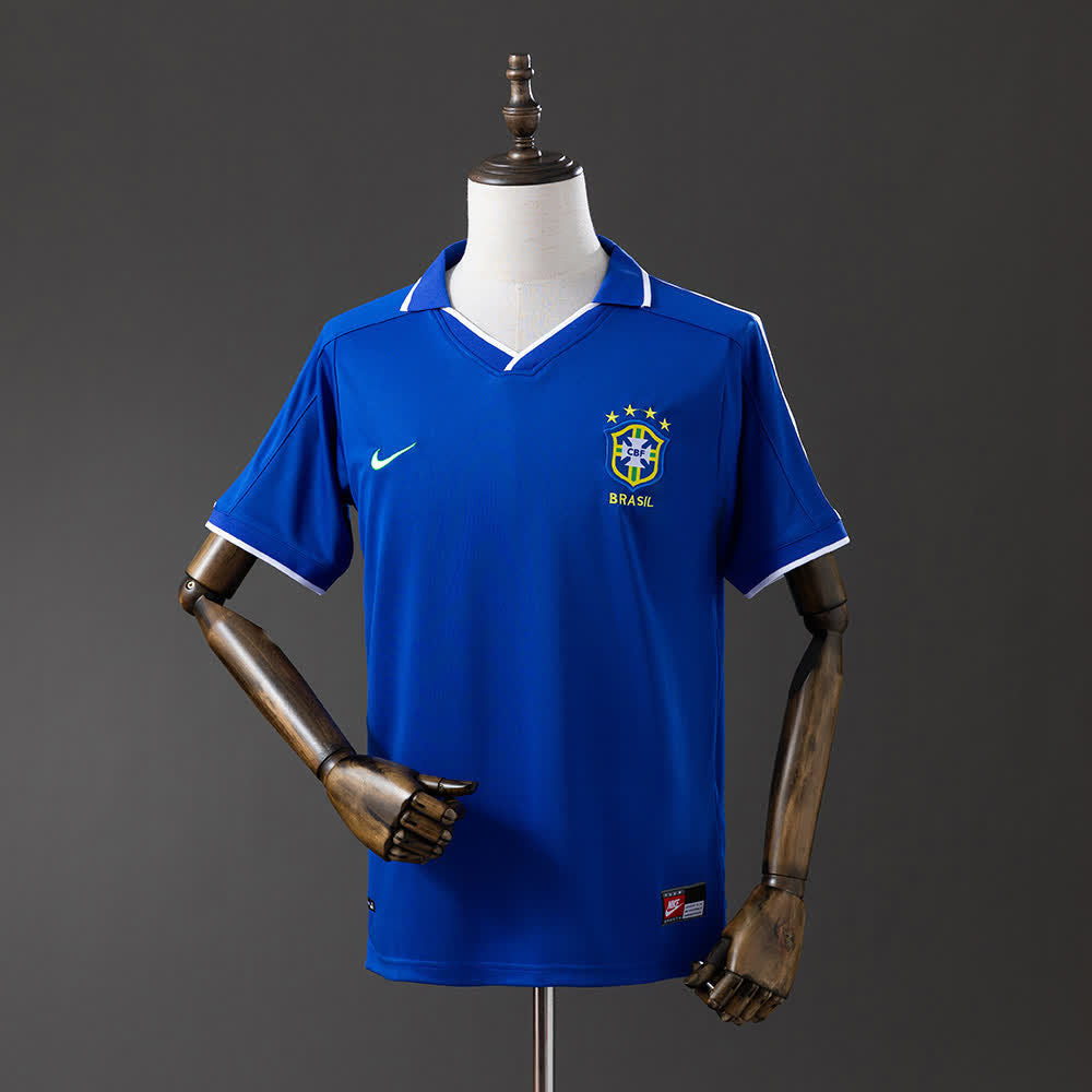 Camiseta Brasil 1997 Visitante Retro - Vista frontal