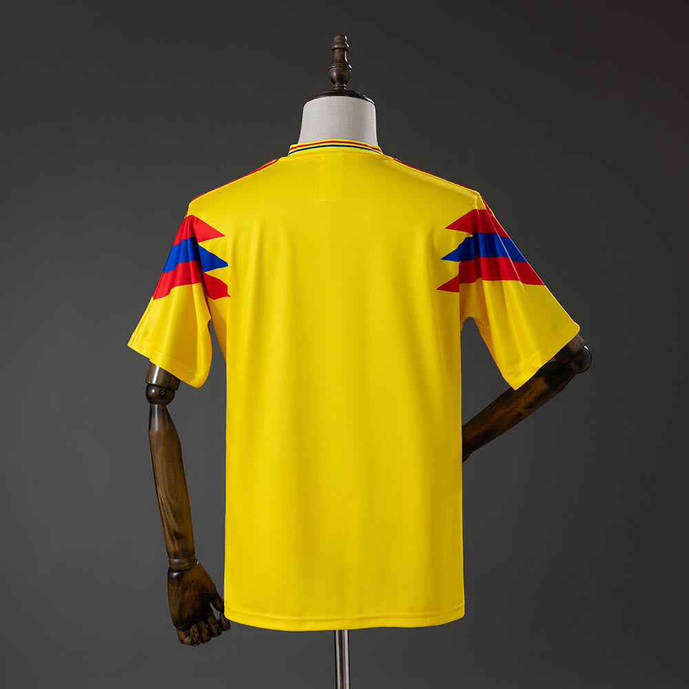 Camiseta Colombia 1990 Local Retro - Vista posterior