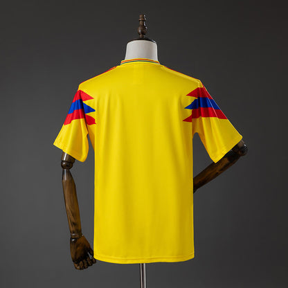 Camiseta Colombia 1990 Local Retro - Vista posterior