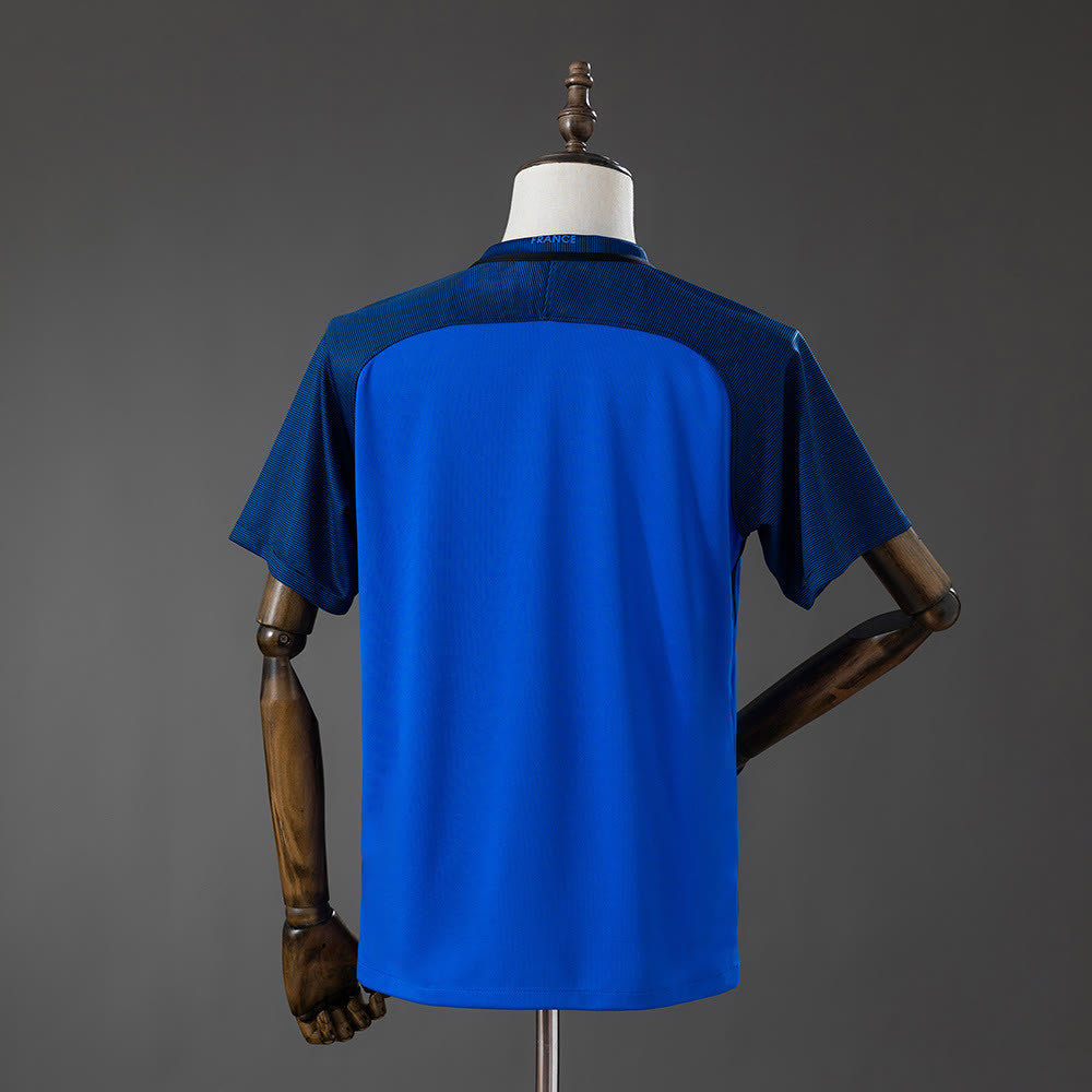 Camiseta Francia 2016 Local Retro - Vista posterior