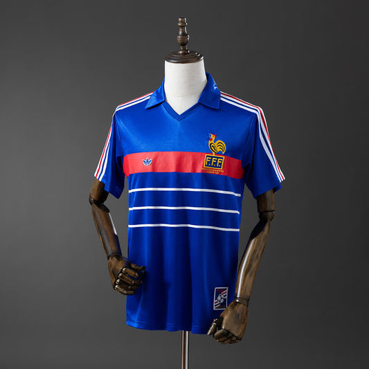 Camiseta Francia 1984 Local Retro - Vista frontal